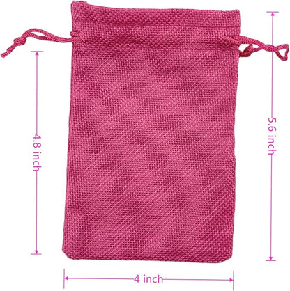 Palmhomee Pack of 25 Burlap Gift Bags - Image 3