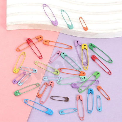 Swpeet 440Pcs 32mm/ 1.26 Inch Colorful Safety Pins Assortment Kit, Rust - Image 4