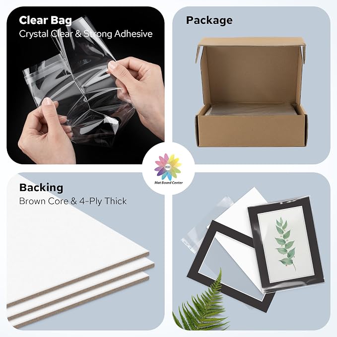 Mat Board Center, 5x7 for 4x6 Black Mat Kit - Image 4