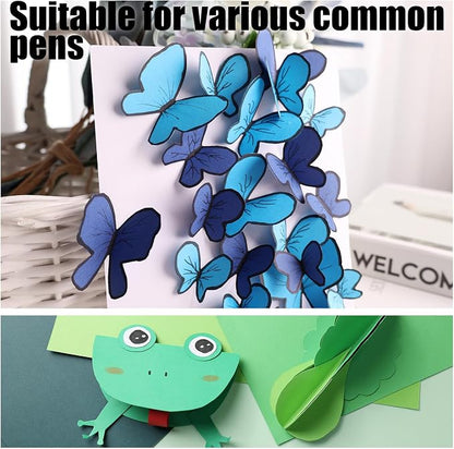 KOOGEL 20PCS Colored Paper, Including 10 Sheets 120gsm Construction paper & 10 - Image 4