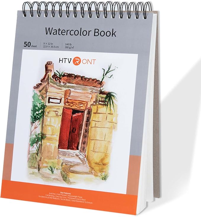 HTVRONT Watercolor Paper 9x12 Inch by HTVRONT