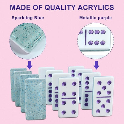 IDTQ Dominoes Set for Adults, Double 6 Dominos Game Set - Image 6