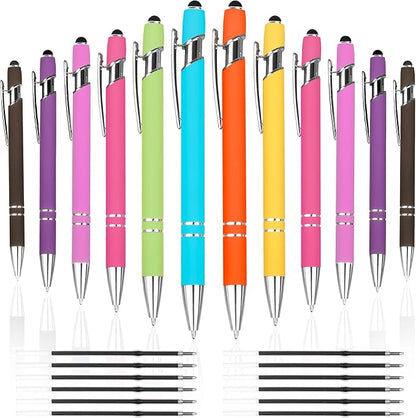 12 PCS 2 in 1 Stylus Ballpoint Pen by FIRCRE