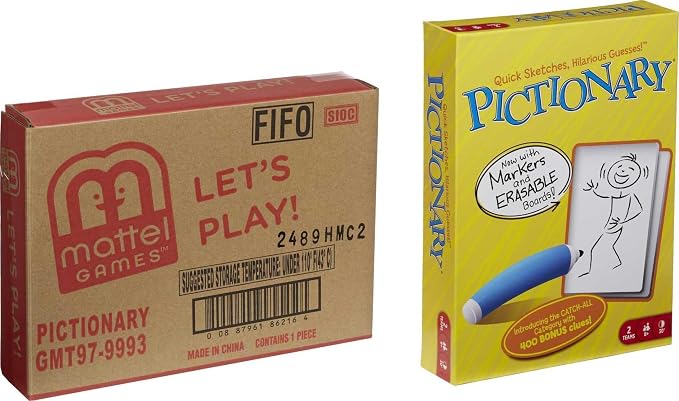Mattel Games Pictionary Family Board Game - Image 6
