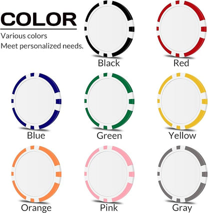 50 Custom Poker Chips, Personalized - Image 3