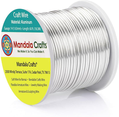 Mandala Crafts 14 Gauge Anodized Aluminum Craft Wire by MandalaCrafts