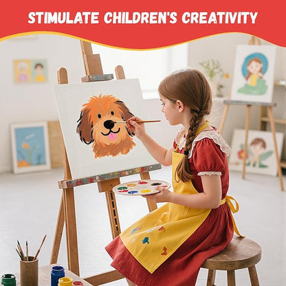 Simetufy 12 x 12 inch 12 Pack Painting Canvas Boards- Gesso Primed Acid-Free - Image 7
