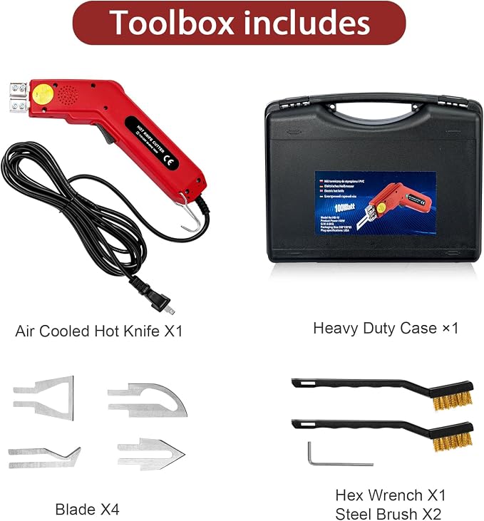 Toemics Electric Hot Knife Foam Cutter – 100W Styrofoam Cutting Tool, 4 - Image 6