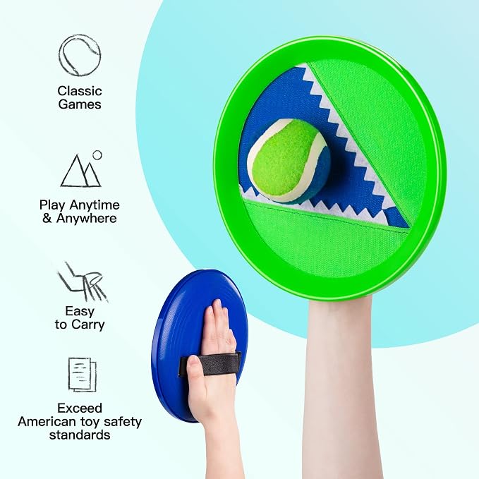 EVERICH Upgraded Toss and Catch Ball Game Set - Image 3