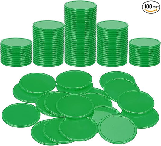 uxcell Plastic Poker Chips, Learning Counters Counting Counters Disks Markers by uxcell