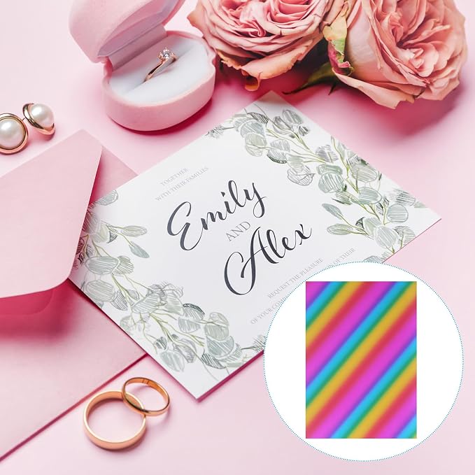 PATIKIL 11.7x8.3" Hot Stamping Foil Paper Sheet, 20 Sheets A4 Heat Transfer Hot - Image 4
