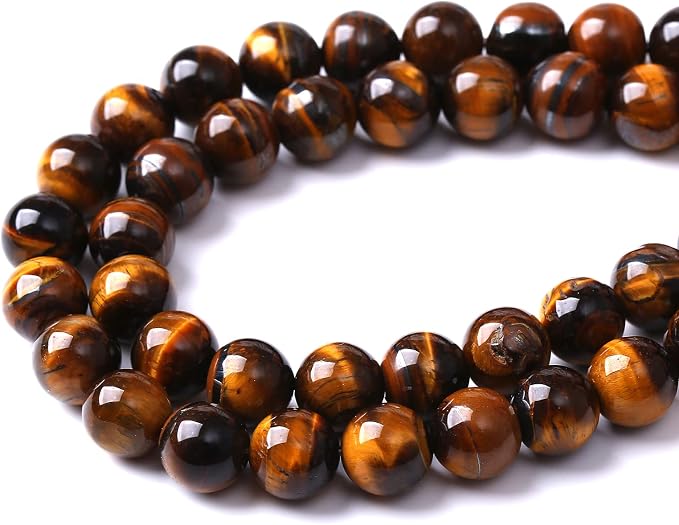 4mm 90pcs Natural Iron Yellow Tiger Eye Stone Beads - Image 5