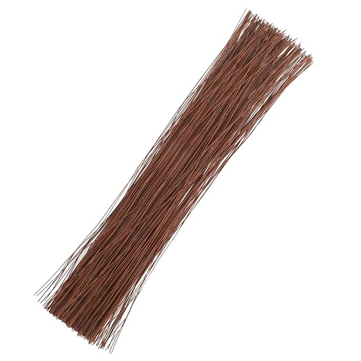 200 Pcs Floral Wire 26 Gauge Crafts Wire Florist Flower Wire Stems Brown Floral by Prudiut