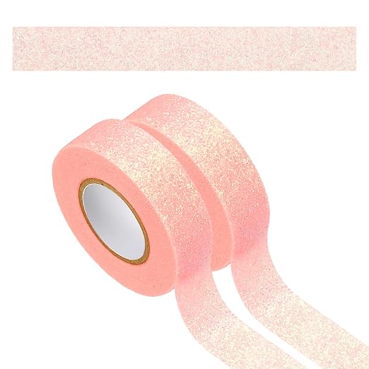 PATIKIL 2 Roll Glitter Paper Washi Tape, Washi Decorative Tape by PATIKIL