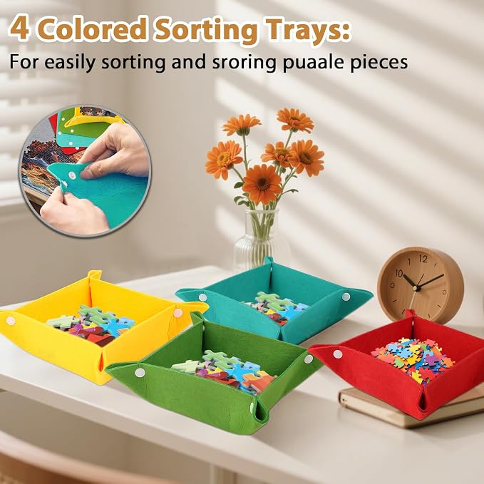 2 in 1 Rotating Tilting Puzzle Board - Image 5