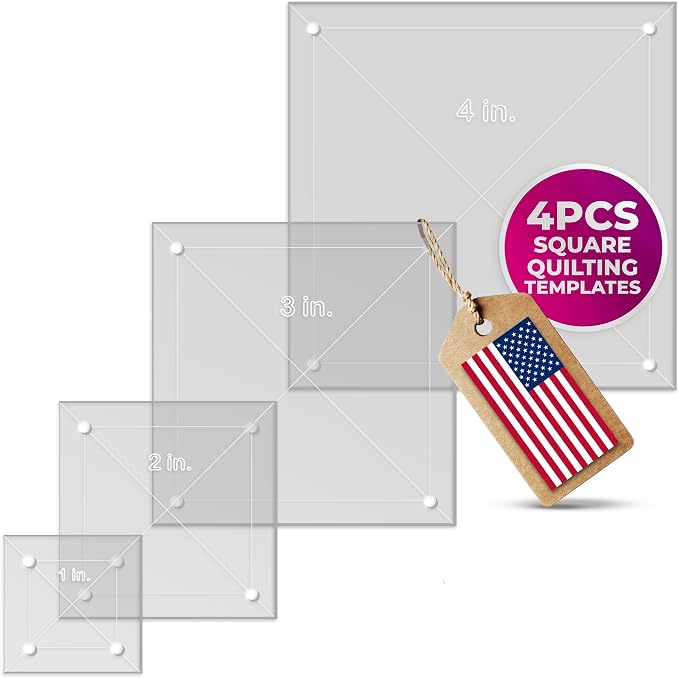 Quilting Acrylic Template Set | Precision Tools by LaserThing