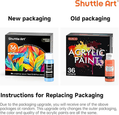 Shuttle Art Acrylic Paint Set, 36 Colors Acrylic Paint - Image 9