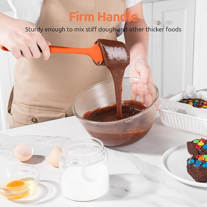 U-Taste Silicone Spatula Set: 600ºF High Heat Resistant, Seamless Food Grade - Image 5
