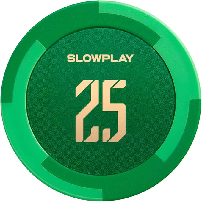 SLOWPLAY Godel Clay Poker Chips, 14 Grams Heavyweight Clay Composite, 40mm by SLOWPLAY