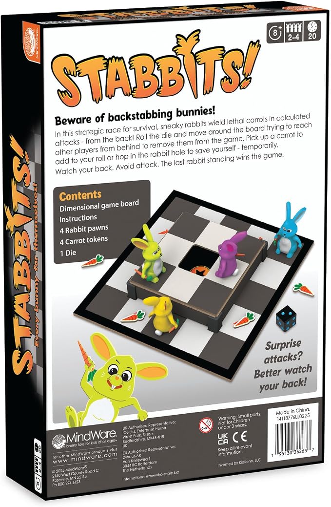 MindWare Stabbits: Strategic Bunny Battle Game – Beware of Backstabbing Rabbits - Image 9