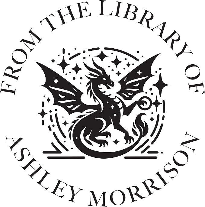 Dragon Book Embosser, Custom Round Library Book Embosser, Fantasty Fiction - Image 2