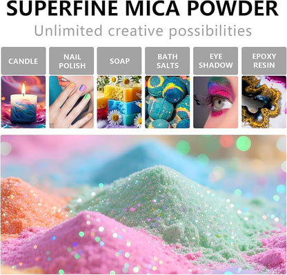 GOODTAKE Pearl White Mica Powder, Mica Pigment Powder - Image 4