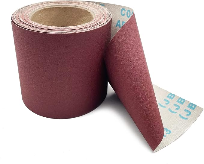240 Grit Emery Cloth Roll, 4.5 Inch Wide 32.8 Ft Long Abrasive Sandpaper Rolls - Image 5