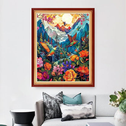 Dimensean Stamped Cross Stitch Kits Full Range of Embroidery Patterns Starter - Image 2