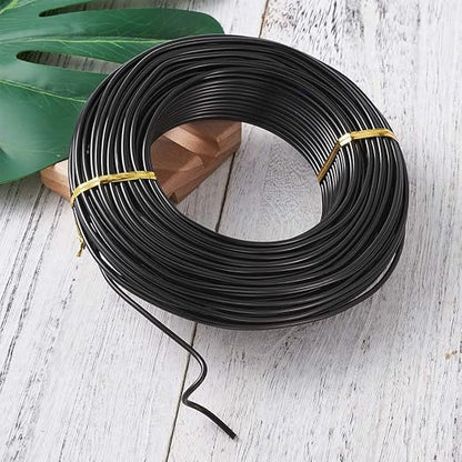 Fashewelry 114 Feet 10 Gauge Aluminum Wire Black Bendable Metal Craft Wire - Image 6