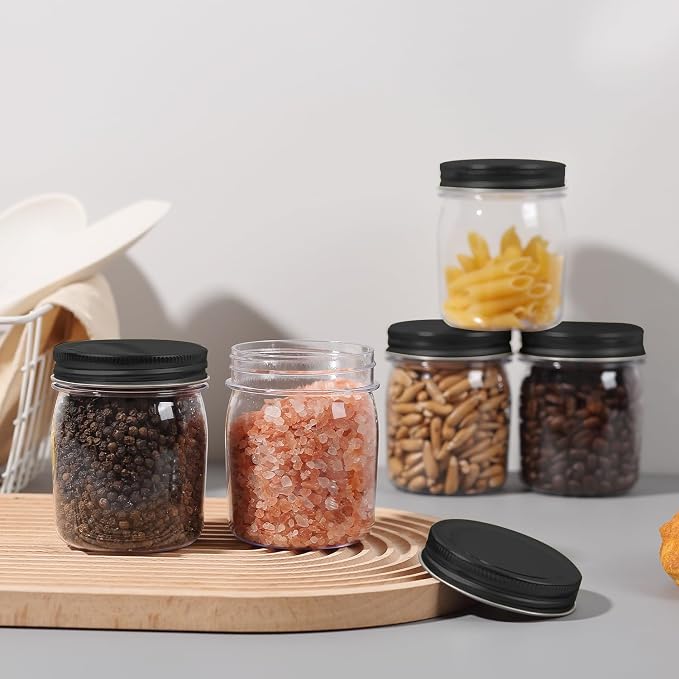 novelinks 8 oz Clear Plastic Jars - Image 7