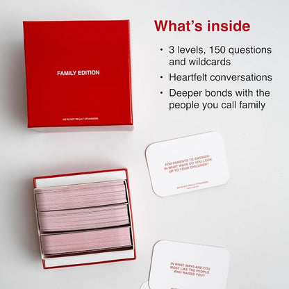 WE'RE NOT REALLY STRANGERS Family Edition Card Game - Image 3