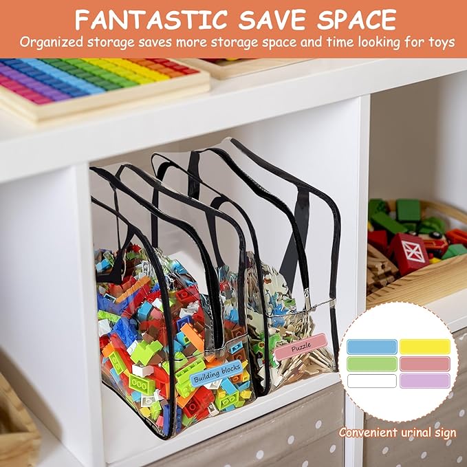6 Packs Large Toy Storage Bags - Image 6