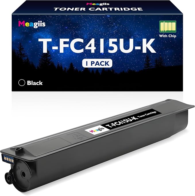 T-FC415U-K TFC415UK Black High Yield Toner Cartridge, Replacement by Meagiis