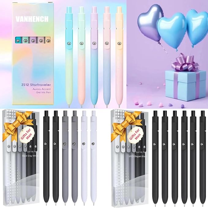 Vanhench 10Pcs Gel Pens, Cute Pens - Image 7