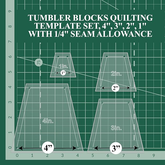 Quilting Acrylic Template Set | Precision Tools - Image 3