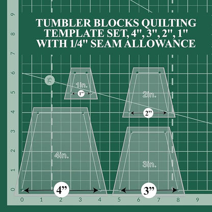 Quilting Acrylic Template Set | Precision Tools - Image 3