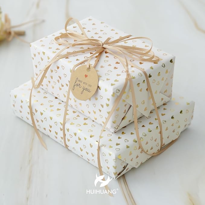 HUIHUANG Champagne Satin Ribbon 1/8 inch x Continuous 100 Yards Roll Tan Color - Image 3