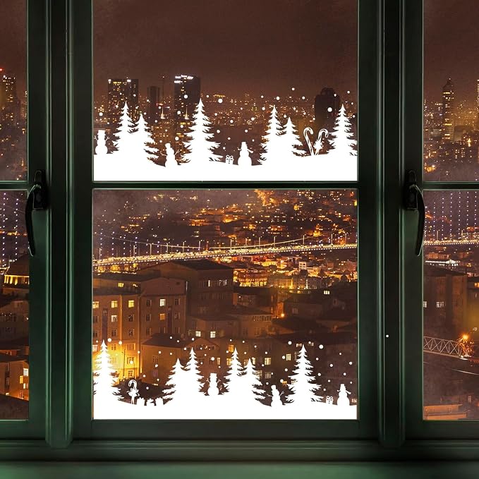 Christmas Stencils for Window Glass Large Christmas Stencil Reusable 53.1” - Image 7