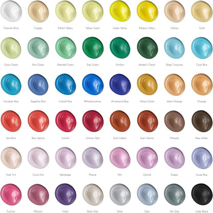 Zenacolor Oil Paint Set 48 x 12mL Pack of 48 Tubes of Oil Paints - Image 2