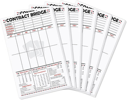 party greeting 150 Sheets Contract Bridge Score Pad and Tallies Contract Bridge by partygreeting