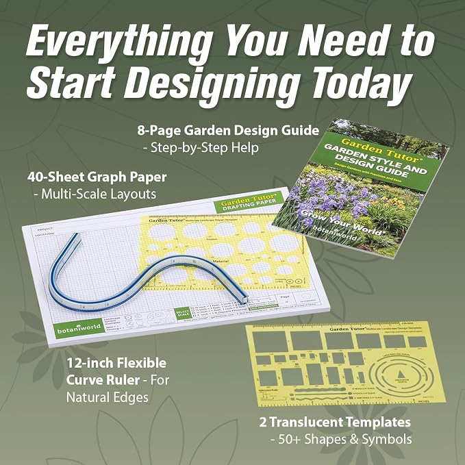 Garden Tutor Multiscale Garden & Landscape Design Kit – 2 Translucent Yellow - Image 6