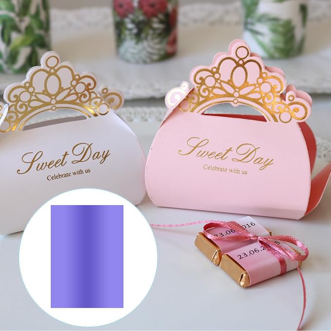 PATIKIL 11.7x8.3" Hot Stamping Foil Paper Sheet, 20 Sheets A4 Heat Transfer Hot - Image 5