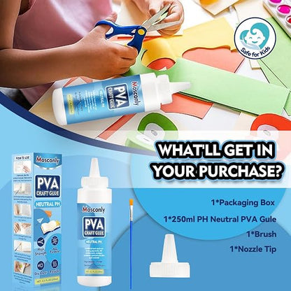 PH Neutral PVA Glue, 8.5 Oz Art Precision Craft Glue, Archival Quality - Image 7