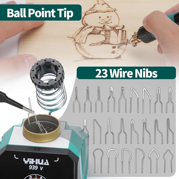 YIHUA 939-V Wood Burning Pen Wood Burning Kit - Image 3