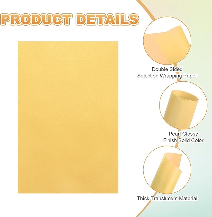 MECCANIXITY 100 Sheet Colored Vellum Paper 4" x 6", 100gsm Translucent - Image 3