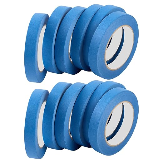 Premium Blue Masking Tape, Painters Tape, DIY Paper Arts & Crafts, Spraying by Ockuper