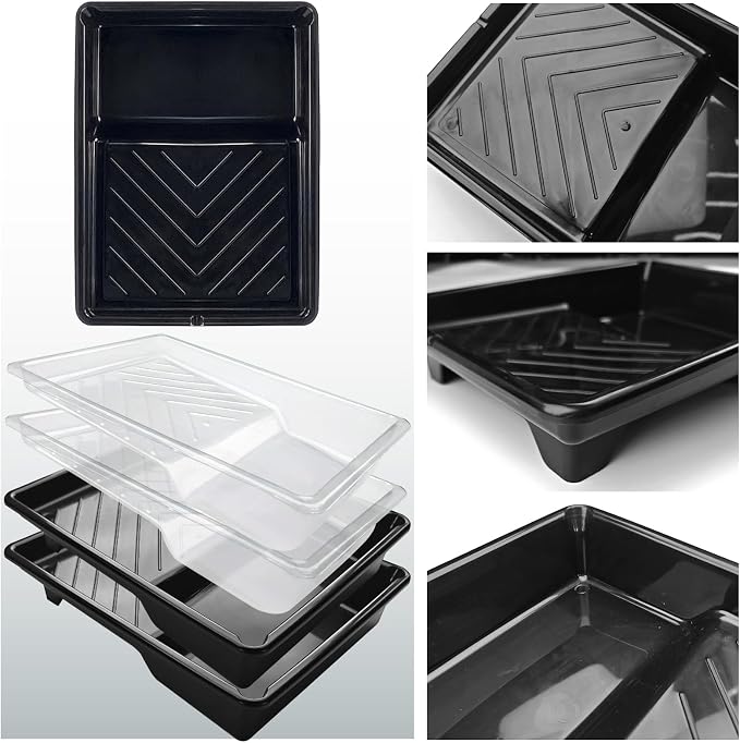Great Andrew 4 Pack Paint Tray Liners 7 Inch, Paint Roller Trays, Paint Pan - Image 4