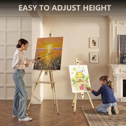 Tripod Easel for Painting, Art Wooden Easel Stand for Adults or Students - Image 3
