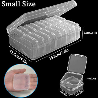 DUOFIRE 18 Pieces Plastic Bead Organizer, Craft Organizers and Storage Bead - Image 2