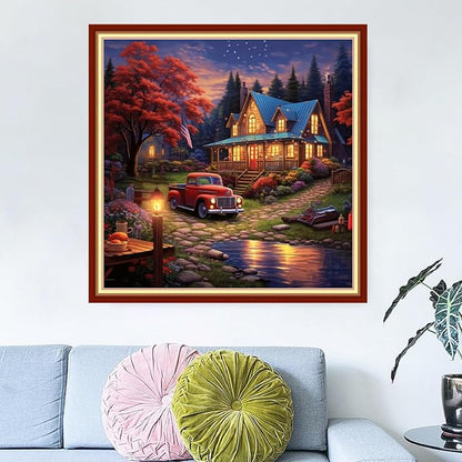 Dimensean Stamped Cross Stitch Kits Full Range of Embroidery Patterns Starter - Image 2